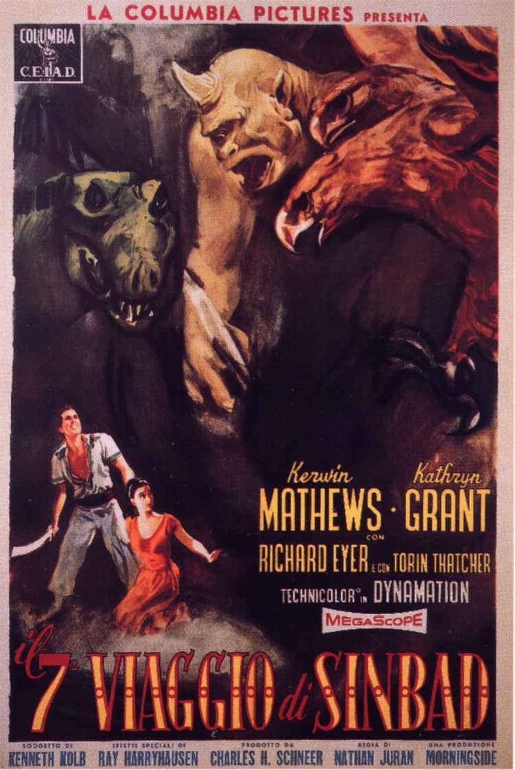 Постер - Седьмое путешествие Синдбада: 750x1121 / 301.68 Кб