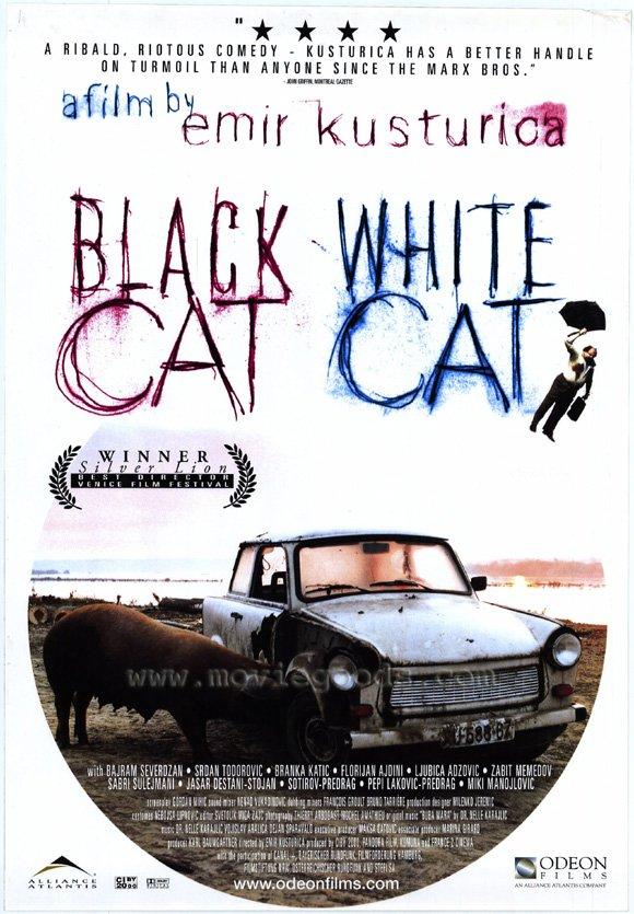 Постер - Черная кошка, белый кот: 580x835 / 96.57 Кб