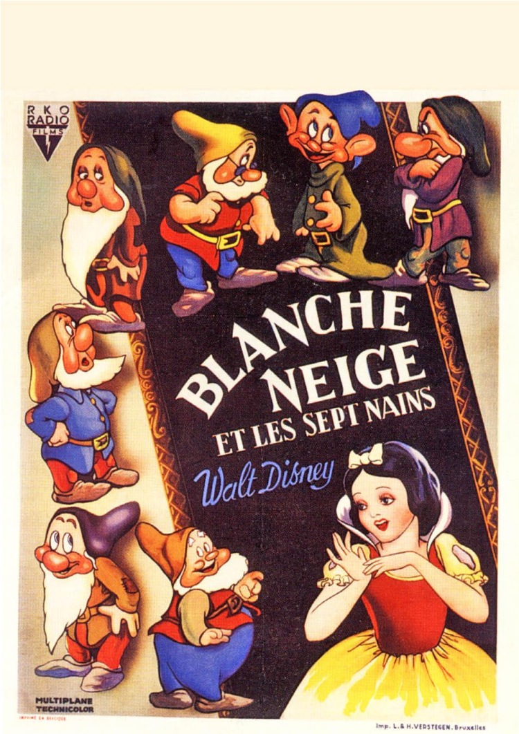 Постер - Белоснежка и семь гномов: 750x1062 / 288.97 Кб