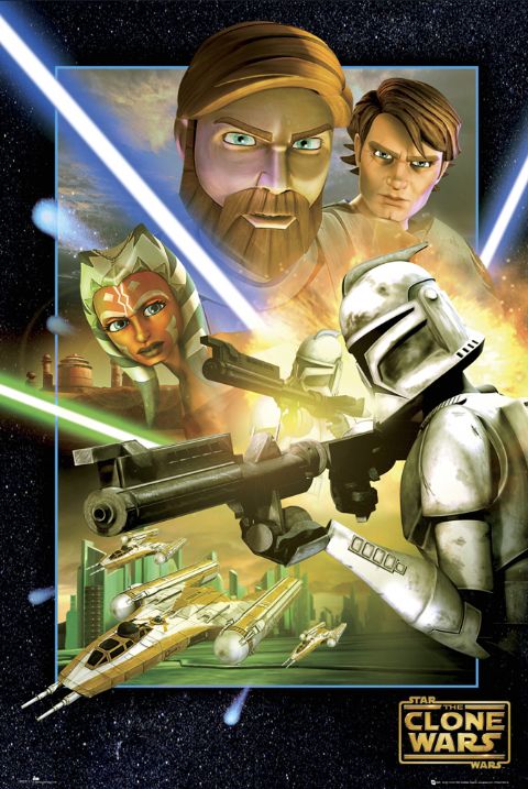 Постер - Звездные войны: Войны клонов: 480x717 / 84.77 Кб