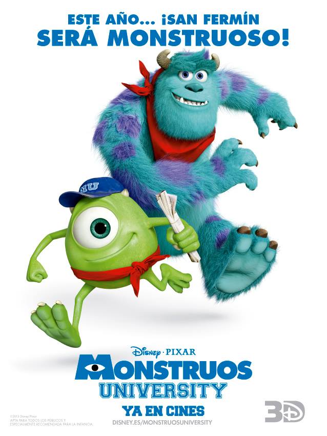 Постер - Университет монстров: 638x850 / 62.9 Кб