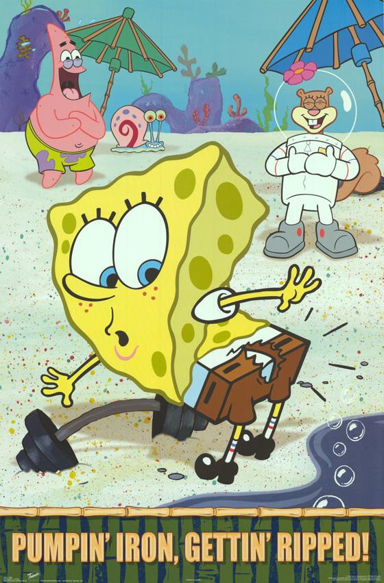 Постер - Губка Боб квадратные штаны: 560x851 / 97.71 Кб