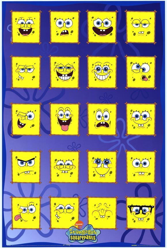 Постер - Губка Боб квадратные штаны: 580x861 / 97.59 Кб