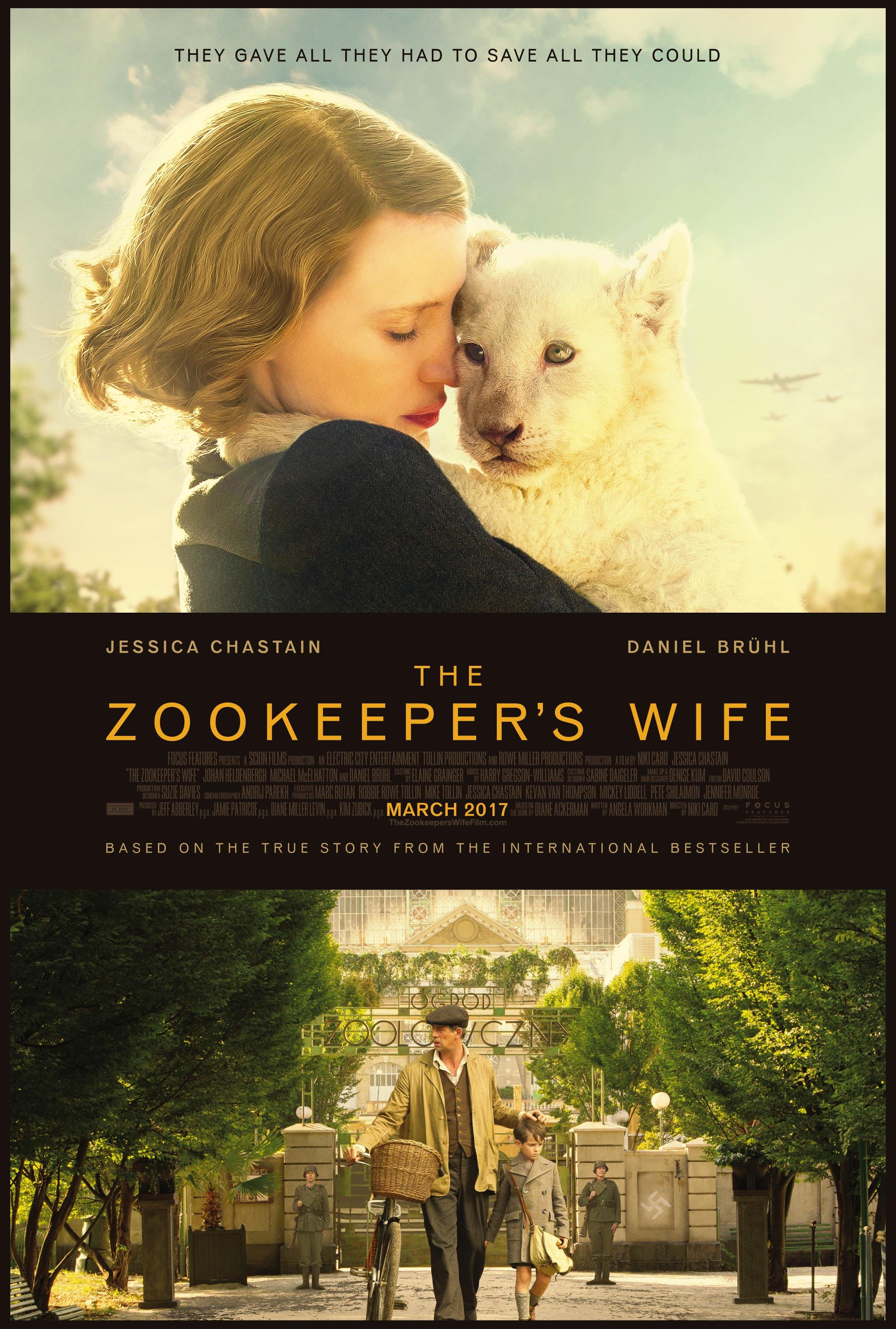 Постер - Жена смотрителя зоопарка: 2025x3000 / 829.39 Кб