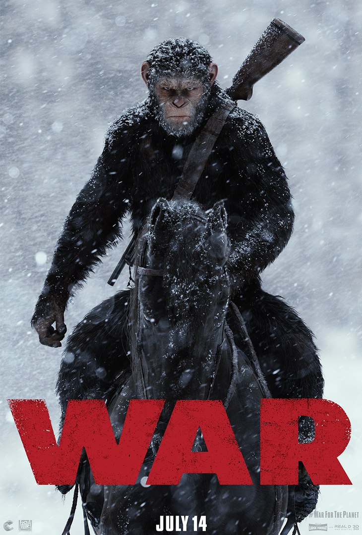 Постер - Планета обезьян: Война: 730x1080 / 205.05 Кб