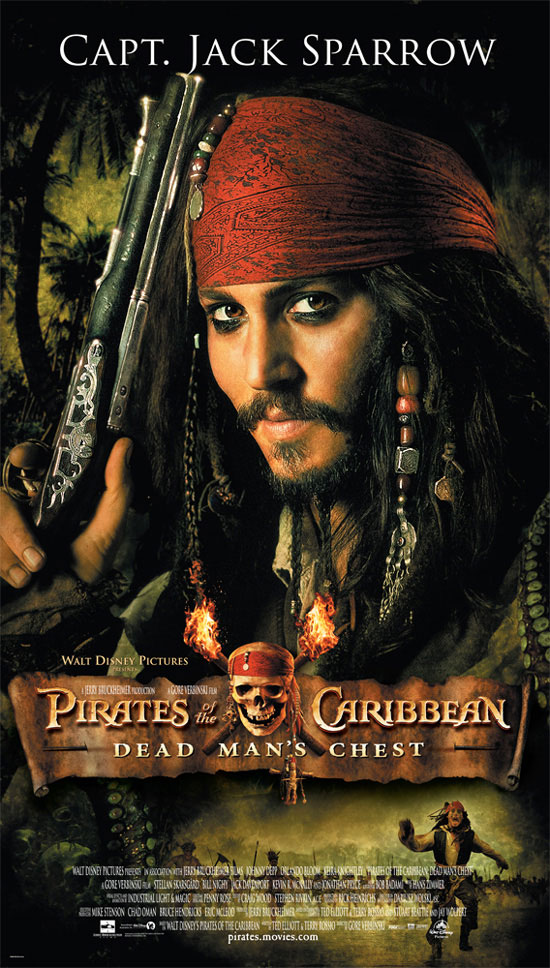 Постер - Пираты Карибского моря: Сундук мертвеца: 550x968 / 162.7 Кб