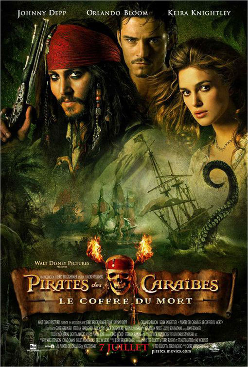 Постер - Пираты Карибского моря: Сундук мертвеца: 510x755 / 120.3 Кб