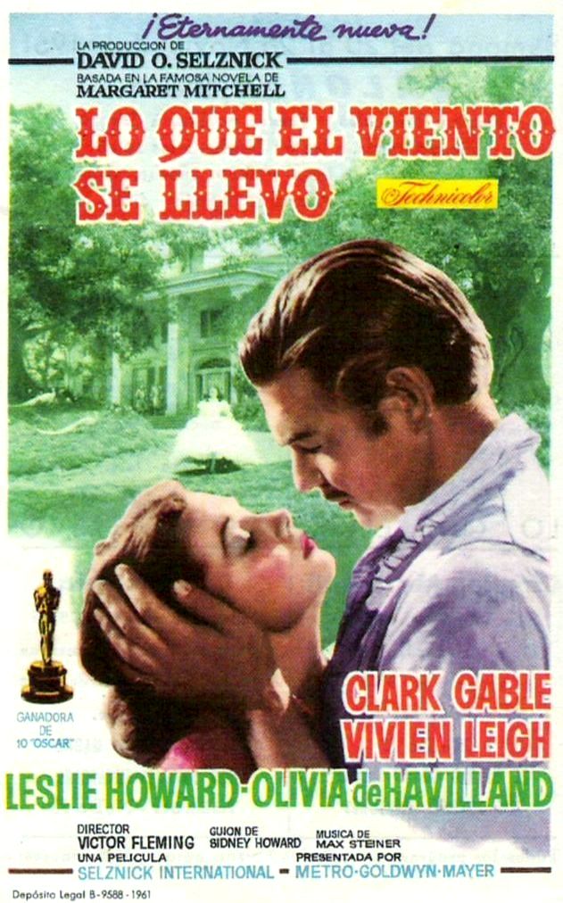 Постер - Унесенные ветром: 631x1012 / 136.23 Кб