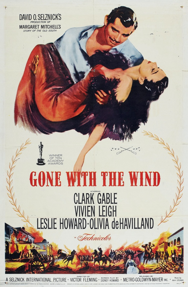 Постер - Унесенные ветром: 750x1147 / 311.49 Кб