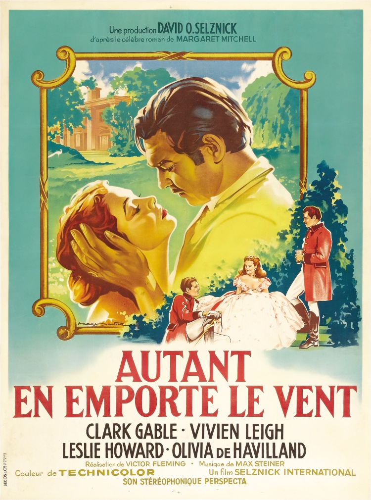 Постер - Унесенные ветром: 750x1010 / 261.58 Кб