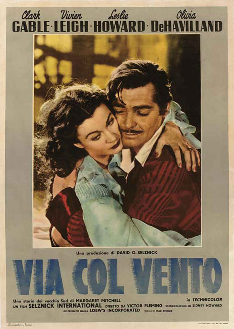 Постер - Унесенные ветром: 750x1052 / 140.25 Кб