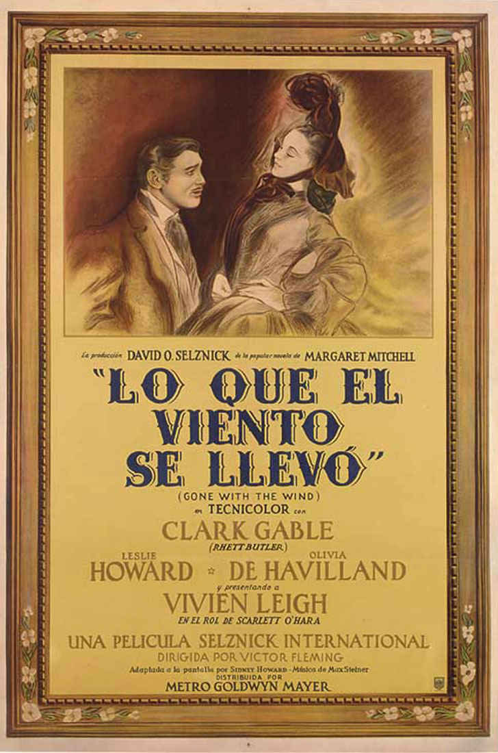 Постер - Унесенные ветром: 728x1100 / 112.57 Кб