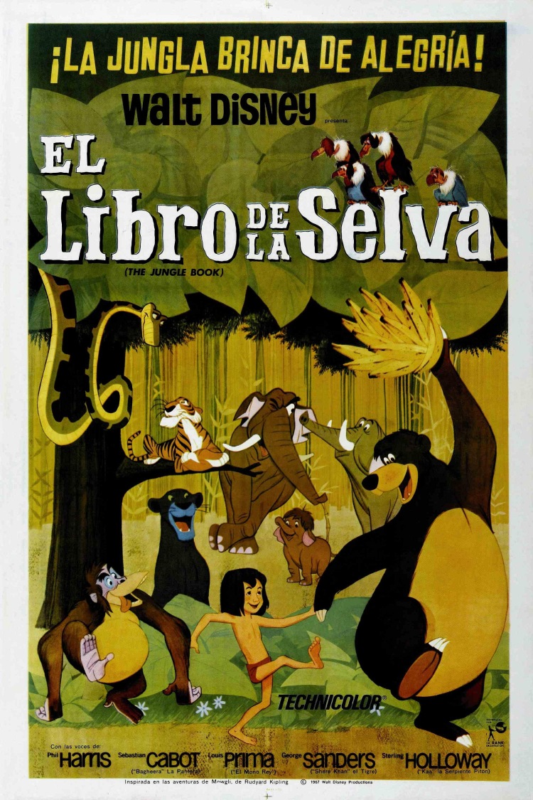 Постер - Книга джунглей: 750x1125 / 331.15 Кб