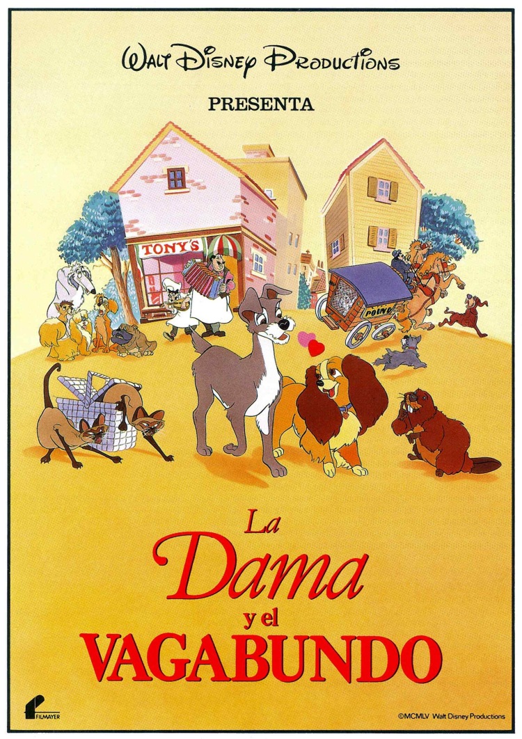 Постер - Леди и бродяга: 750x1062 / 328.69 Кб