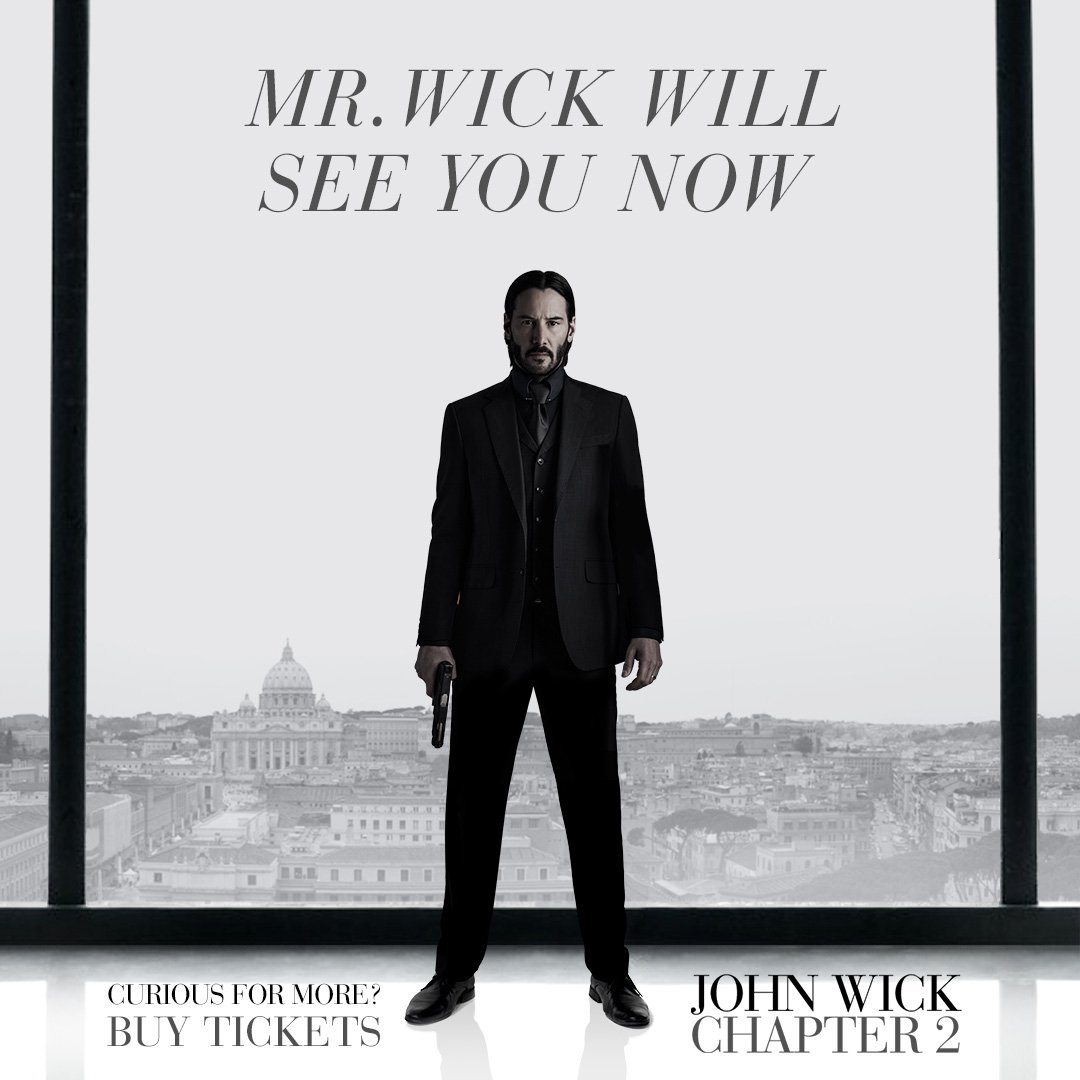 Постер - Джон Уик 2: 1080x1080 / 103.82 Кб