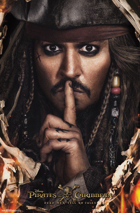 Постер - Пираты Карибского моря: Мертвецы не рассказывают сказки: 494x750 / 103.28 Кб