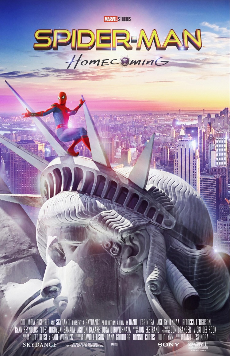 Постер - Человек-паук: Возвращение домой: 750x1160 / 295.47 Кб