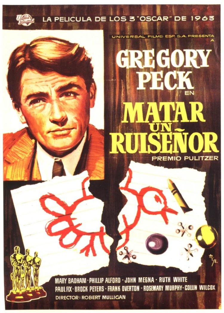 Постер - Убить пересмешника: 750x1048 / 242.28 Кб