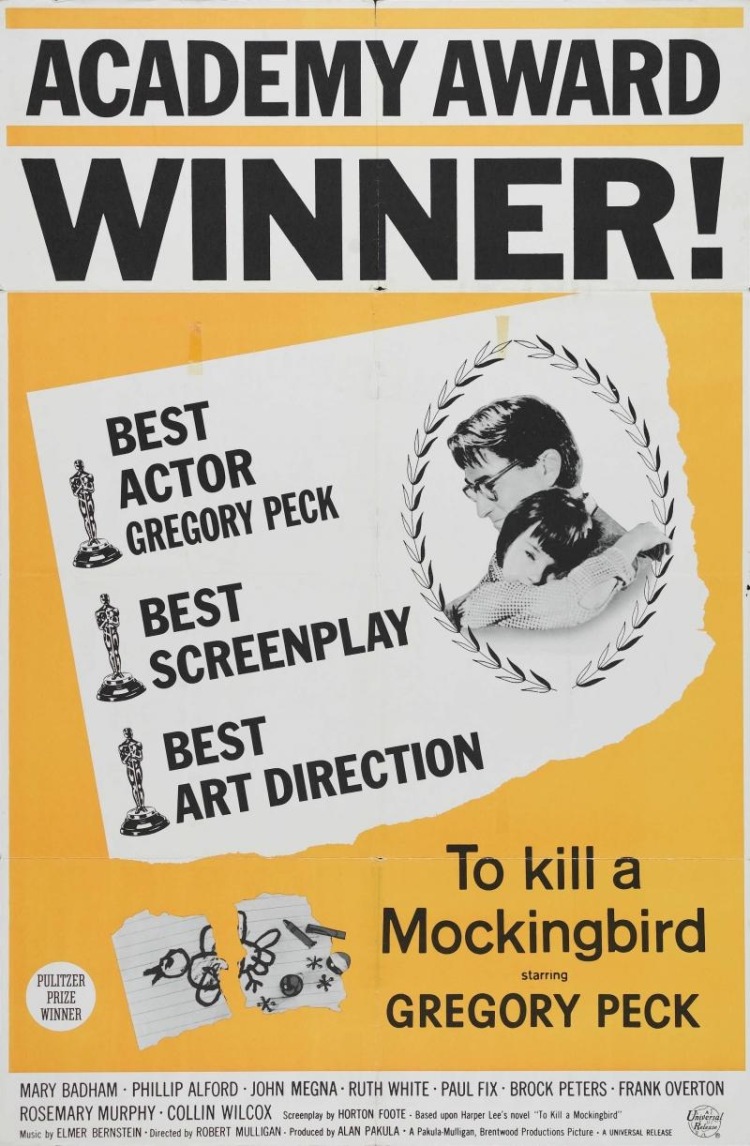 Постер - Убить пересмешника: 750x1146 / 213.95 Кб