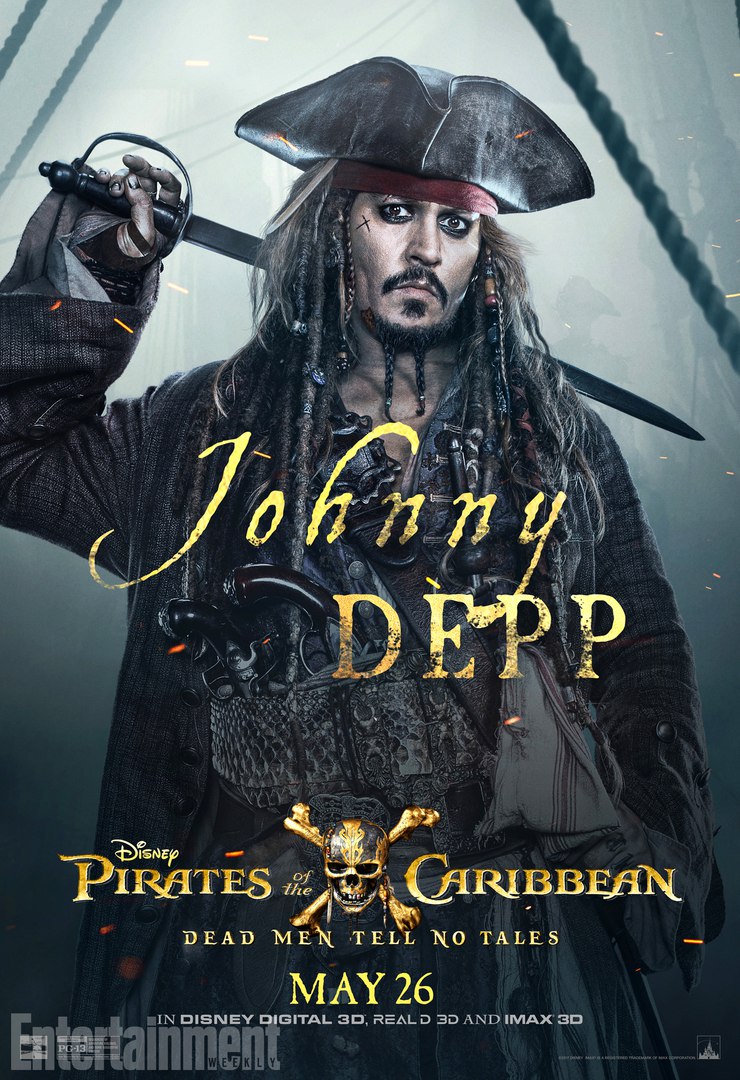 Постер - Пираты Карибского моря: Мертвецы не рассказывают сказки: 740x1080 / 223.62 Кб