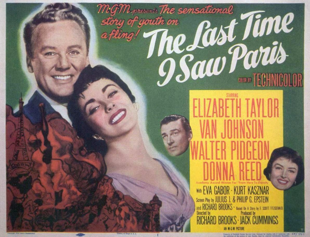 Постер - Последний раз, когда я видел Париж: 1192x912 / 157.05 Кб