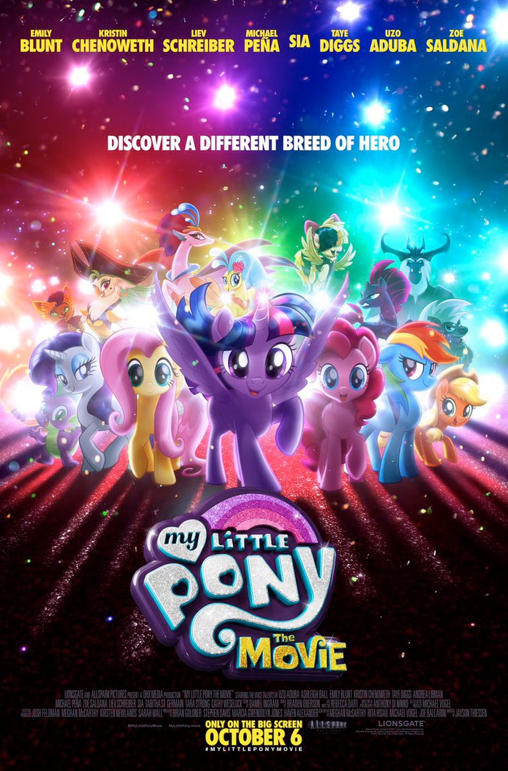 Постер - My Little Pony в кино: 711x1080 / 199.86 Кб