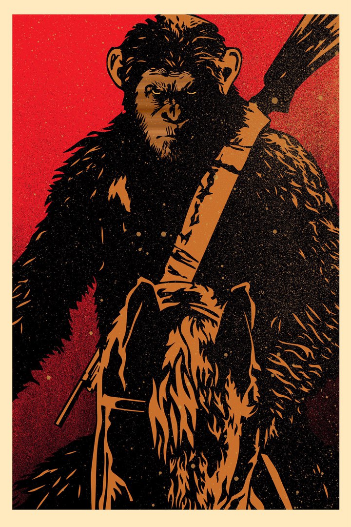Постер - Планета обезьян: Война: 720x1080 / 273.15 Кб