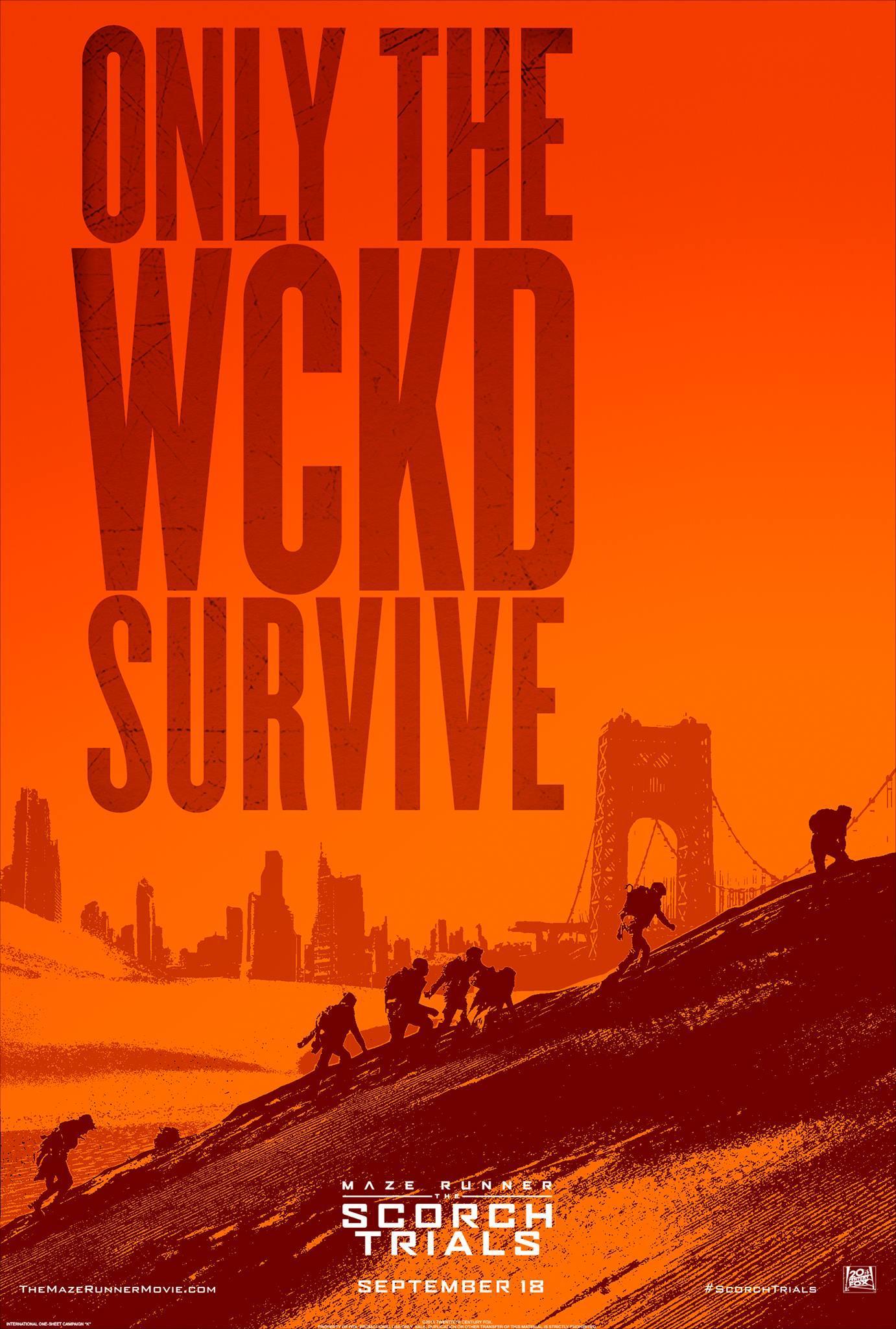 Постер - Бегущий в лабиринте: Испытание огнем: 1382x2048 / 288.48 Кб