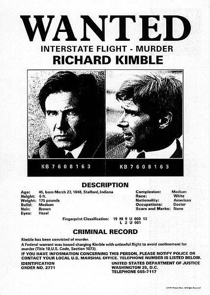 Постер - Беглец: 427x600 / 54.6 Кб