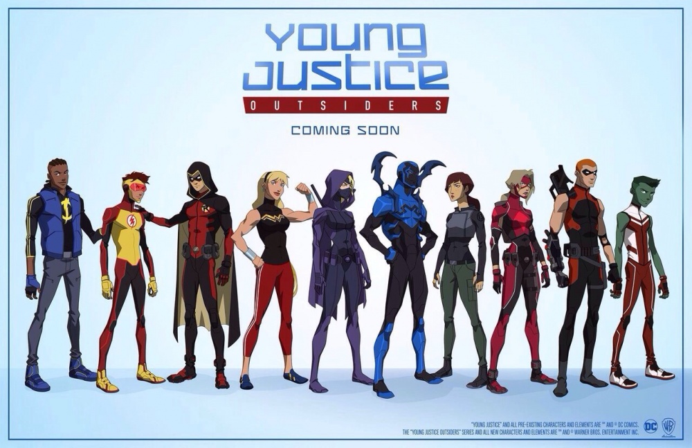 Постер - Юная Лига Справедливости: 1000x647 / 205.18 Кб