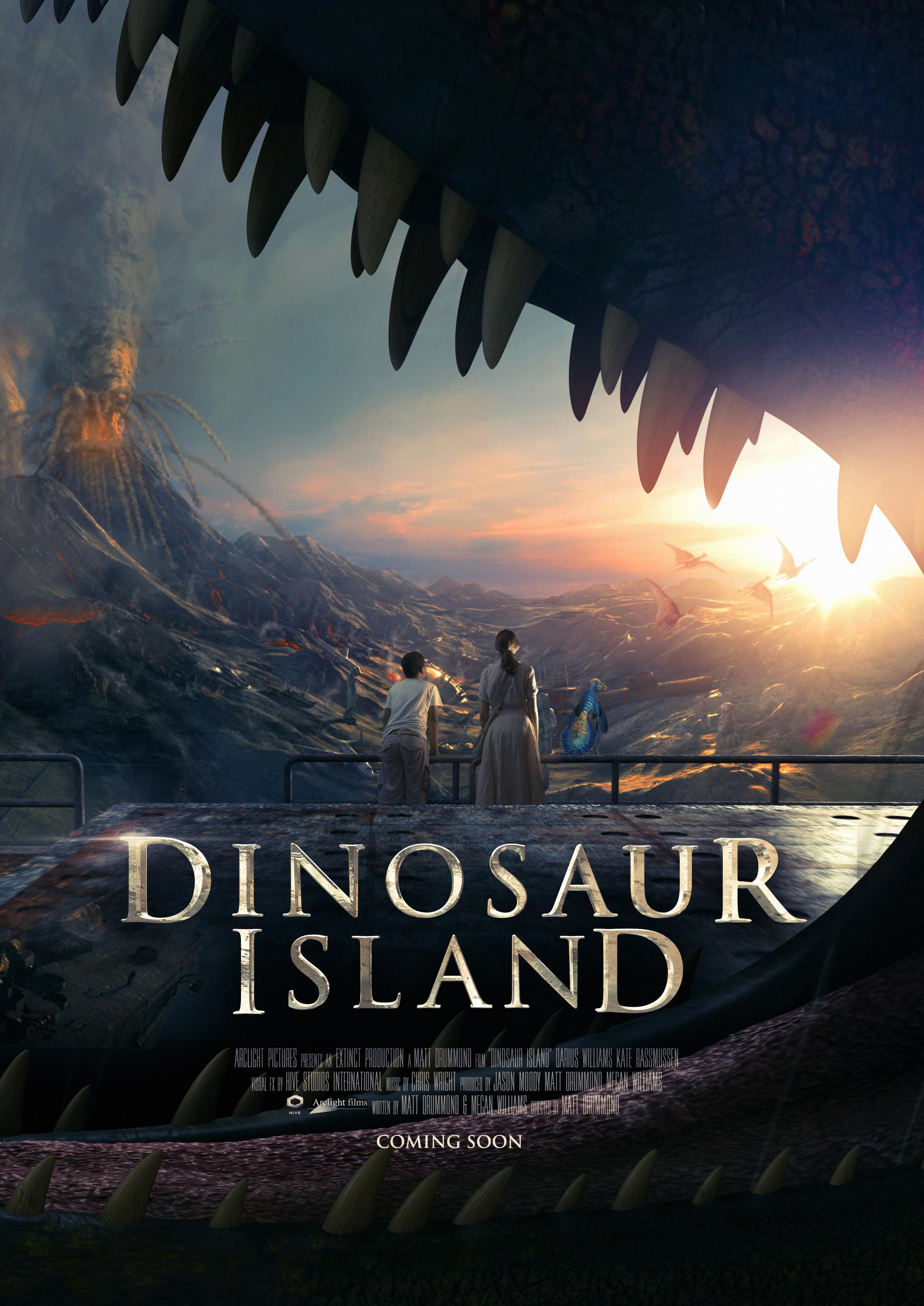 Постер - Остров динозавров: 2400x3394 / 616.4 Кб