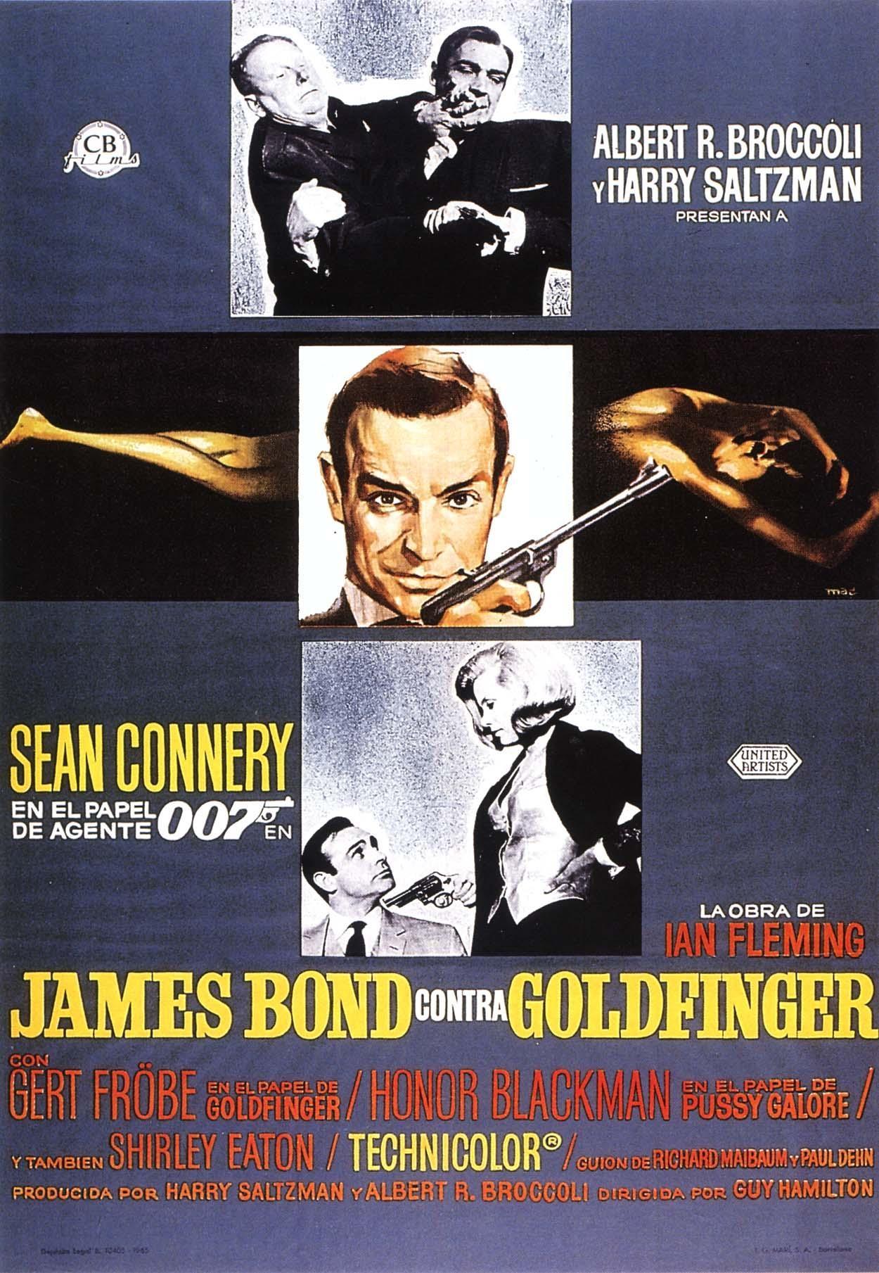 Постер - Голдфингер: 1250x1809 / 301.05 Кб