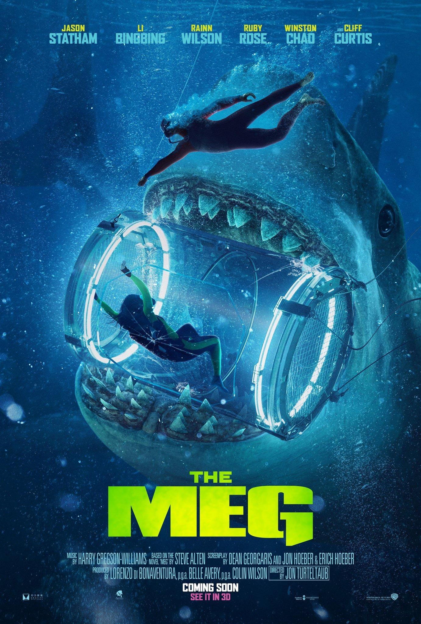 Постер - Мег: Монстр глубины: 1382x2048 / 546.14 Кб