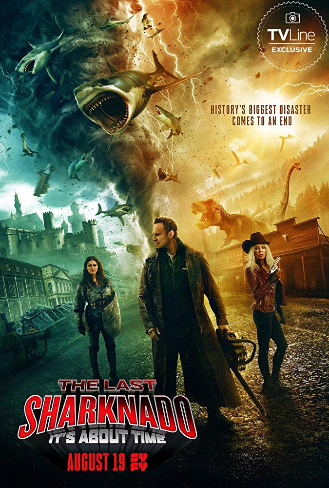 Постер - The Last Sharknado: It's About Time : 675x1000 / 154.51 Кб