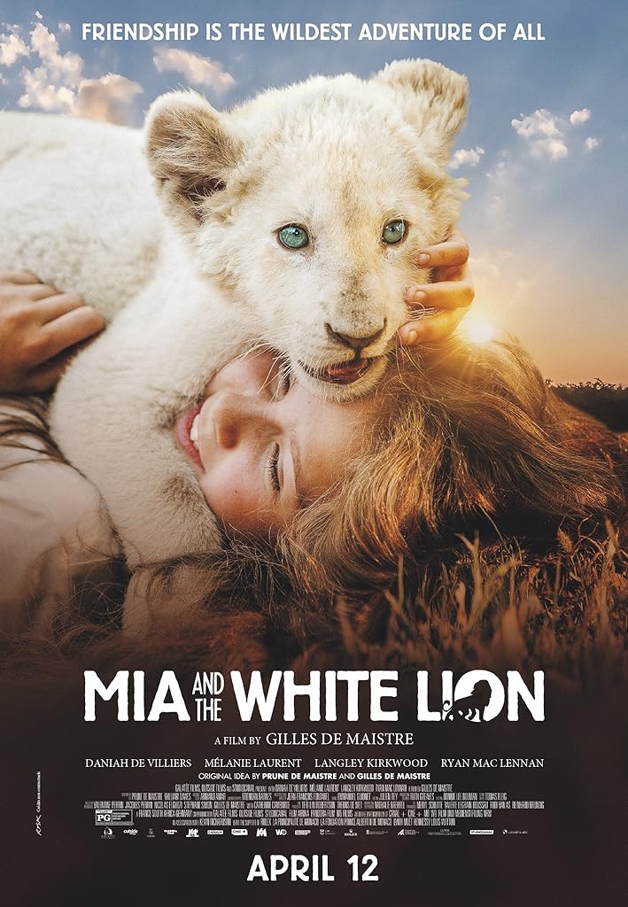 Фото - Миа и белый лев: 709x1024 / 118 Кб