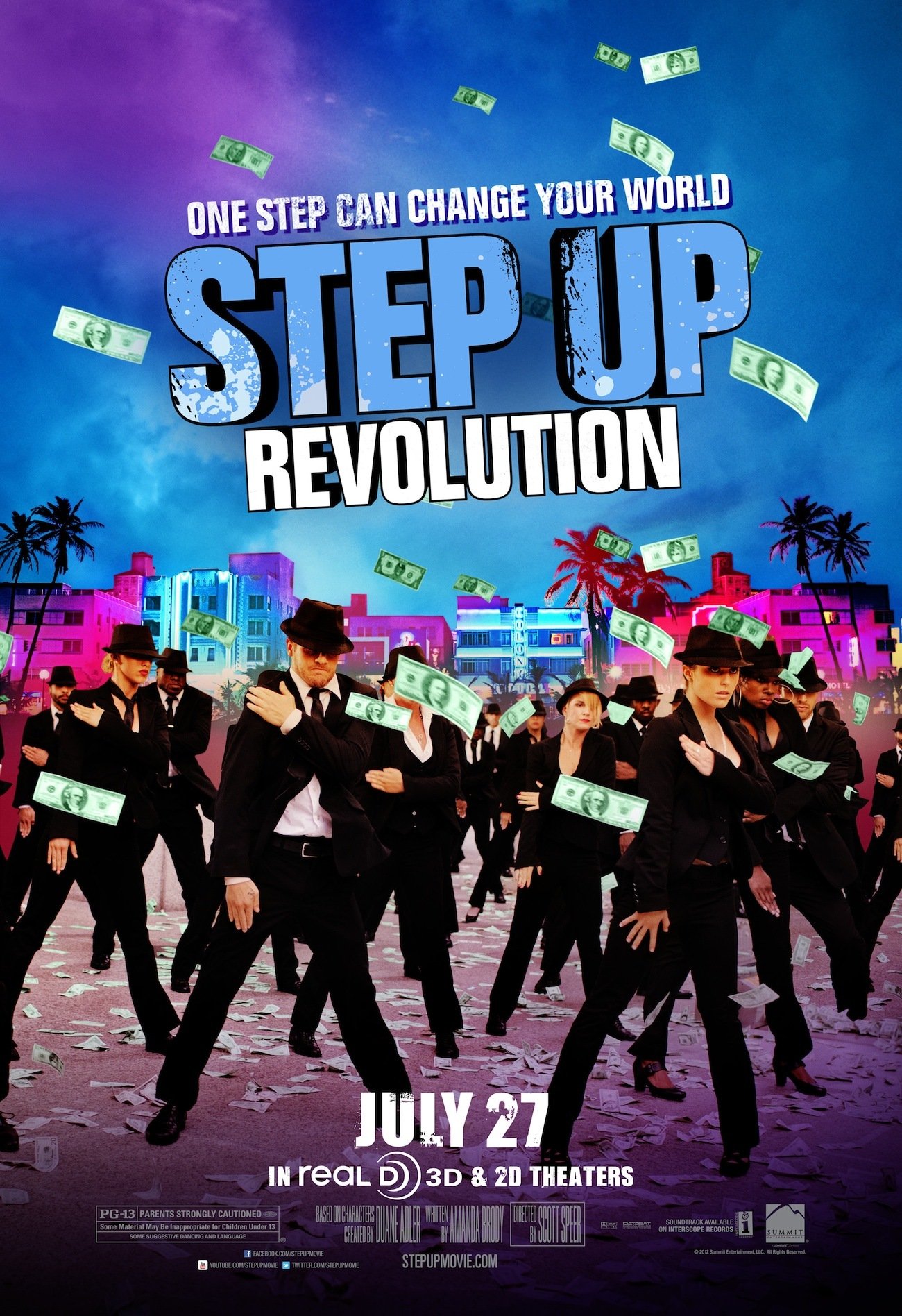 Around up 4. Шаг вперед 4 Постер. Шаг вперед 4 Step up Revolution 2012. Шаг вперед 4 (2012) Постер.