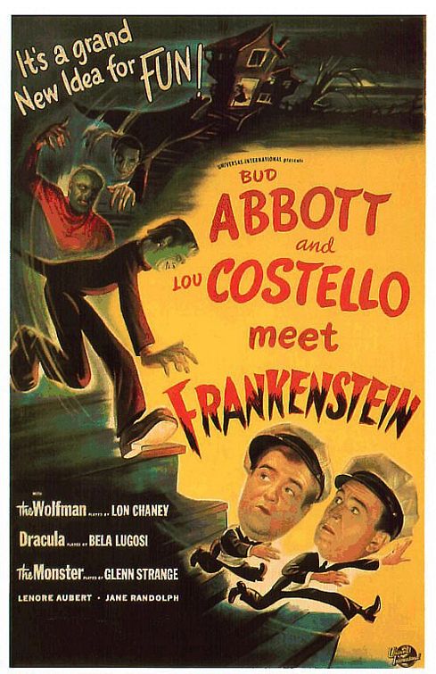 Постер - Эбботт и Костелло встречают Франкенштейна: 489x755 / 90 Кб