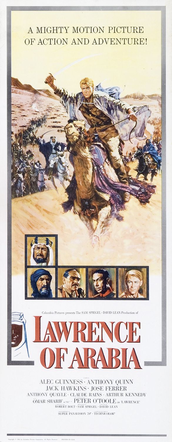 Постер - Лоуренс Аравийский: 585x1500 / 176 Кб