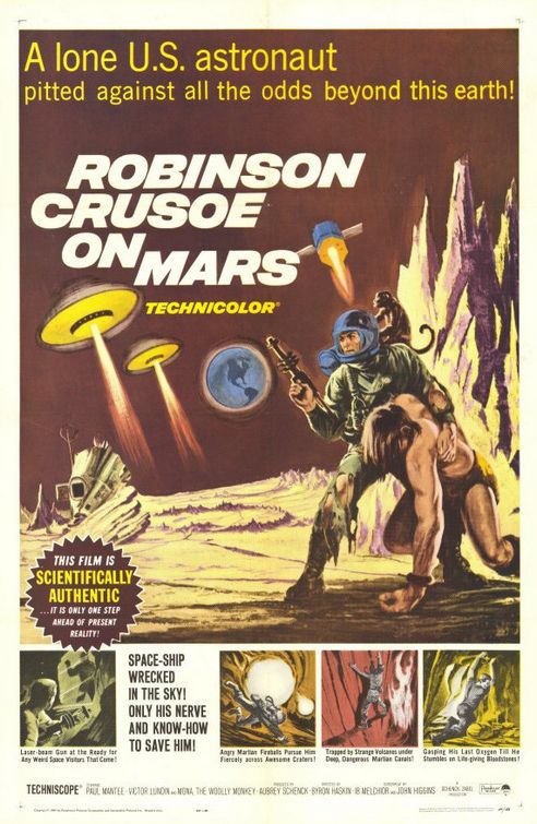 Постер - Робинзон Крузо на Марсе: 492x755 / 90 Кб