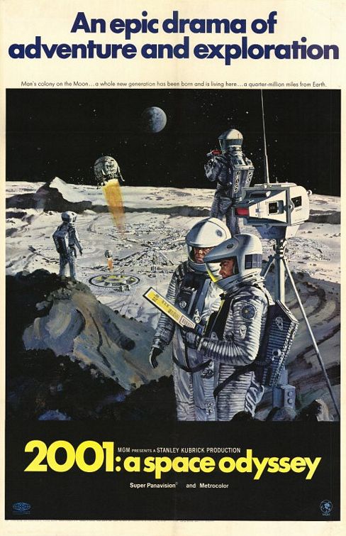 Постер - 2001 год: Космическая одиссея: 488x755 / 88 Кб