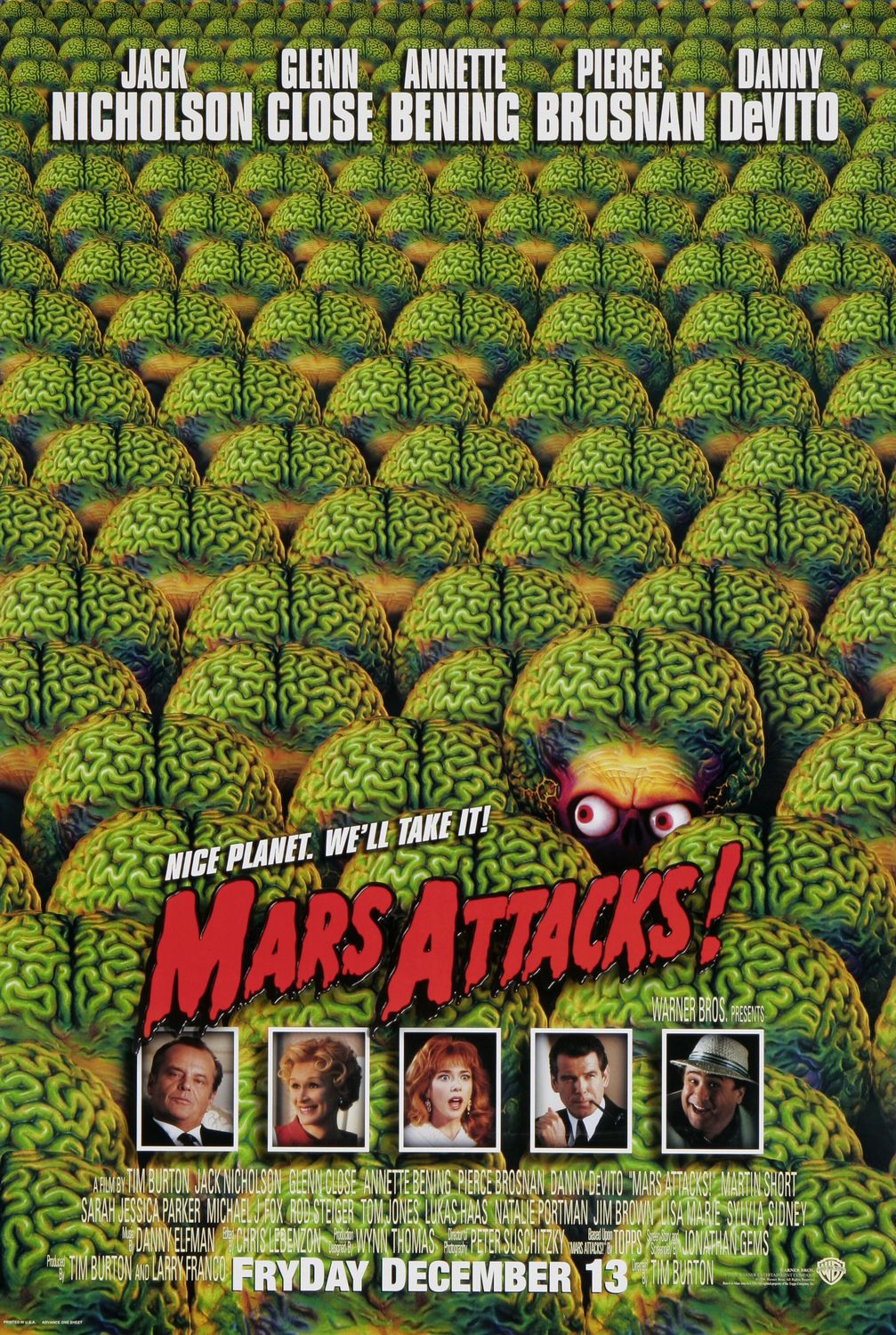 Постер - Марс атакует!: 1007x1500 / 458 Кб