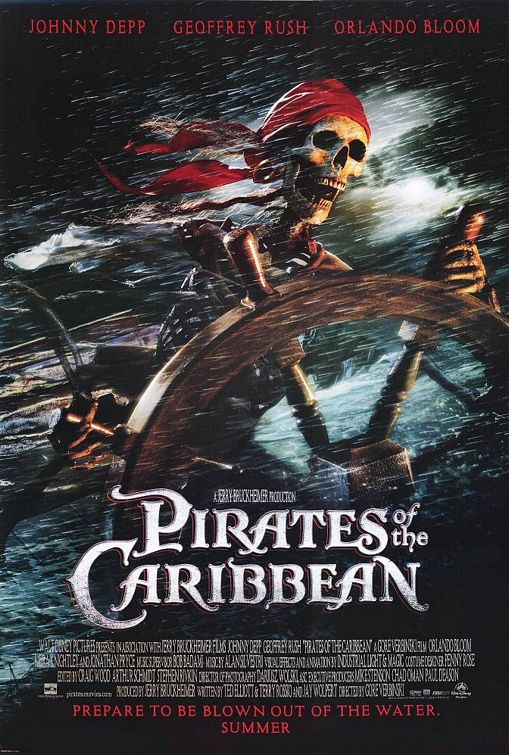 Постер - Пираты Карибского моря: Проклятие черной жемчужины: 509x755 / 113 Кб