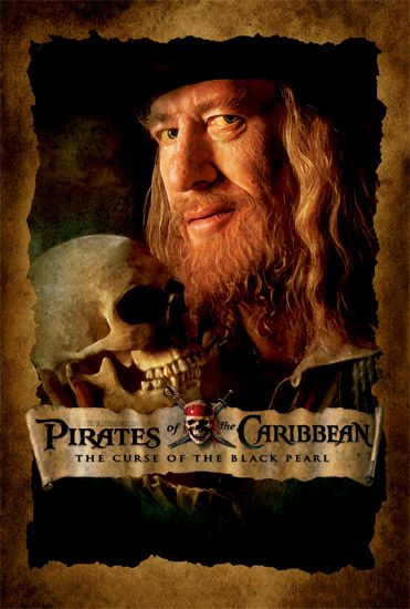 Постер - Пираты Карибского моря: Проклятие черной жемчужины: 371x550 / 43 Кб