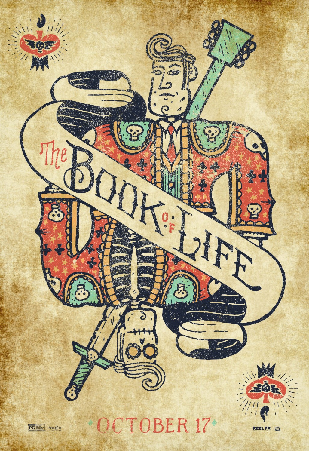 Постер - Книга жизни: 1028x1500 / 692 Кб
