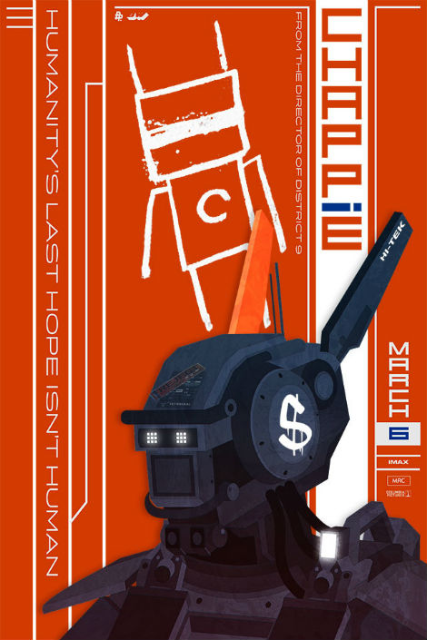 Постер - Робот по имени Чаппи: 470x705 / 83.19 Кб