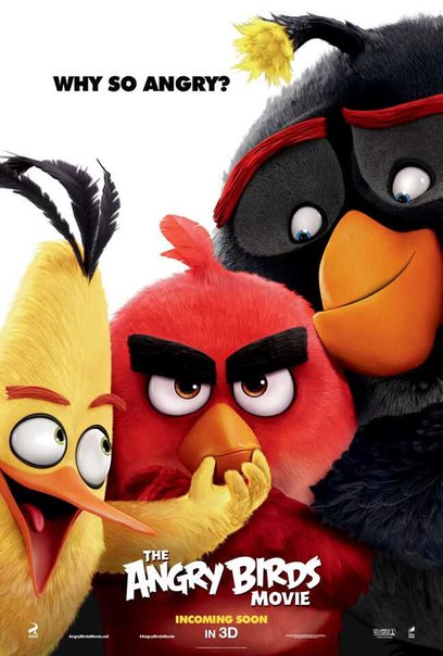 Постер - Angry Birds в кино: 408x604 / 56.57 Кб