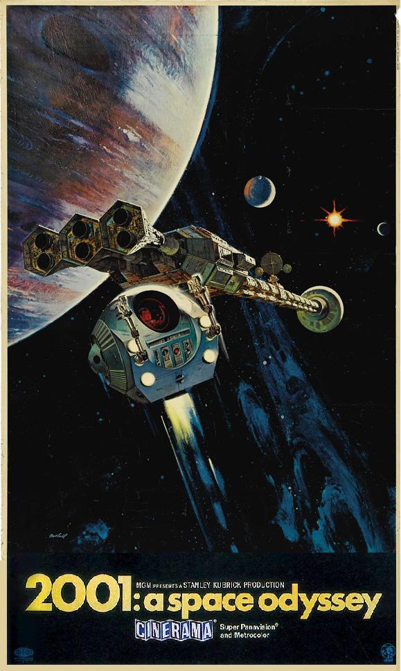 Постер - 2001 год: Космическая одиссея: 579x969 / 92.46 Кб