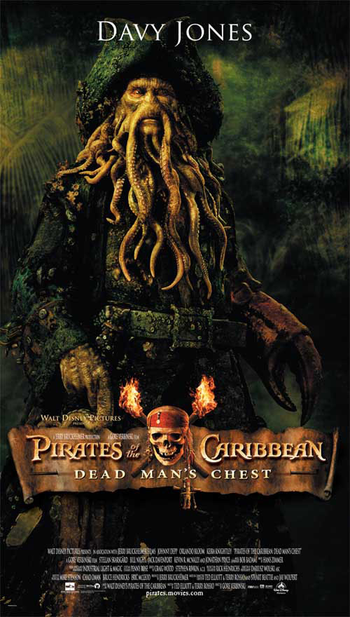 Постер - Пираты Карибского моря: Сундук мертвеца: 500x880 / 92.85 Кб