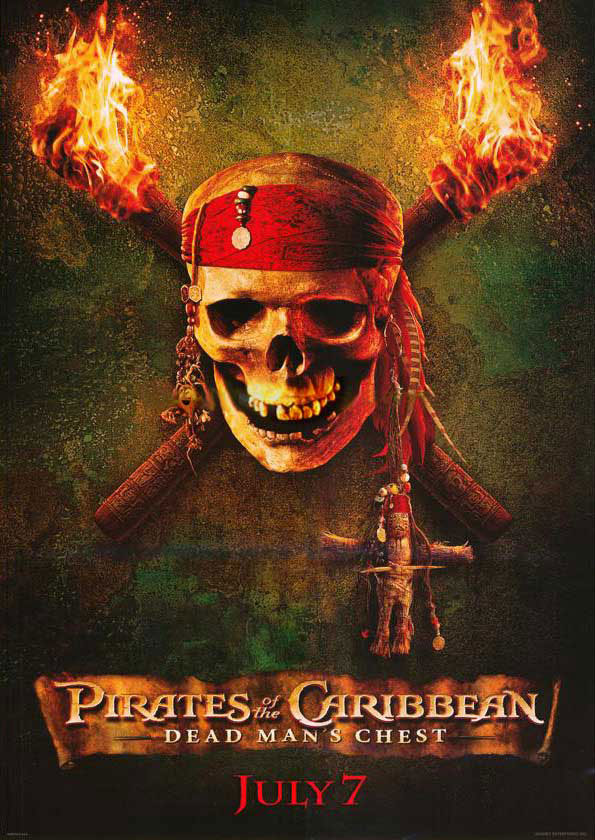 Постер - Пираты Карибского моря: Сундук мертвеца: 595x840 / 125.23 Кб