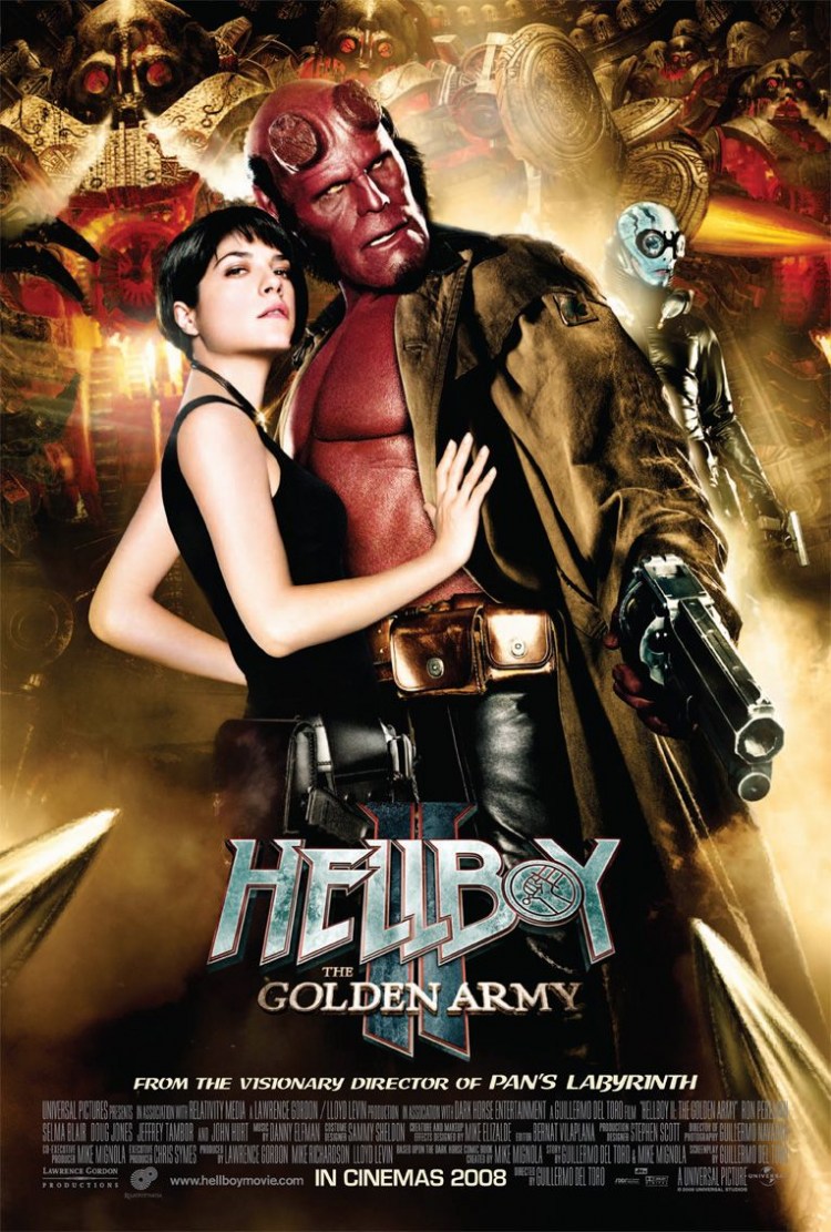 Постер - Хеллбой II: Золотая армия: 750x1111 / 229.88 Кб